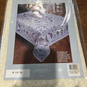 Ivory Lace Tablecloth